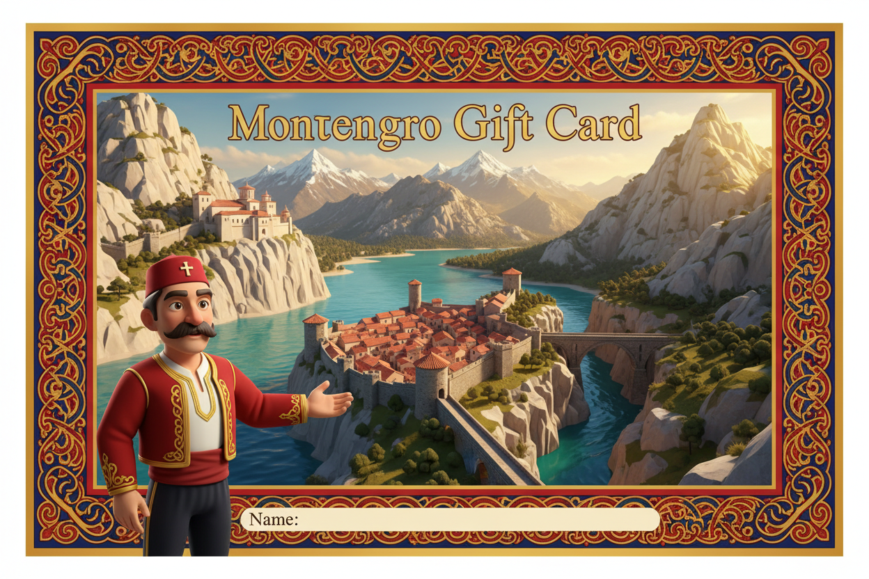 Montenegro Gift Card
