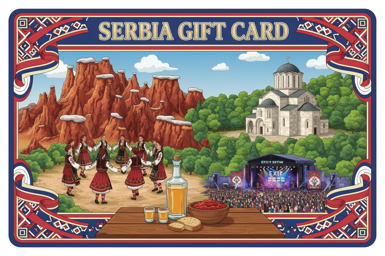 Serbia Gift Card